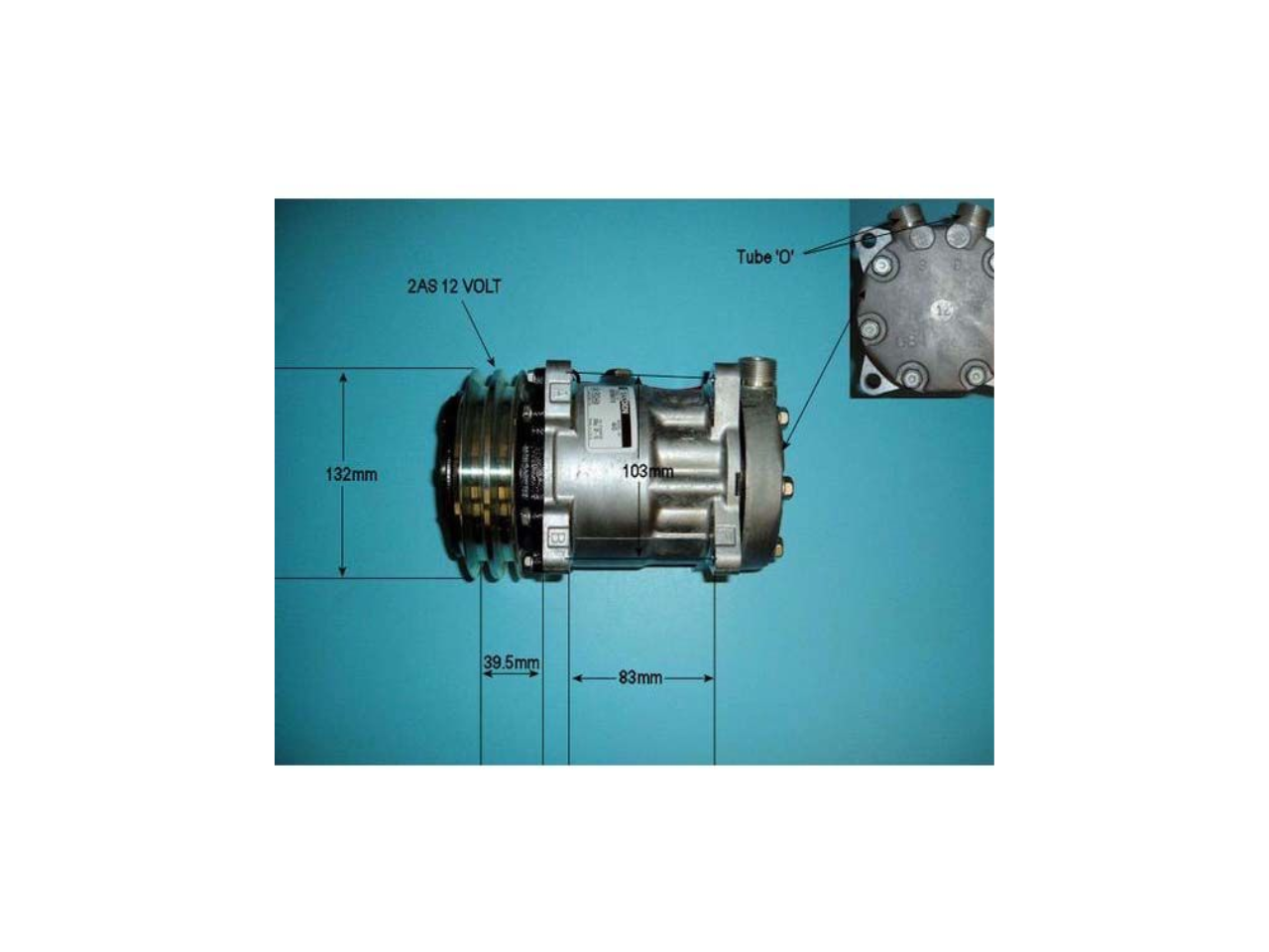 Compressor (AirCon Pump) Agco 7000 Series 7600 Diesel (1995 to 2025)