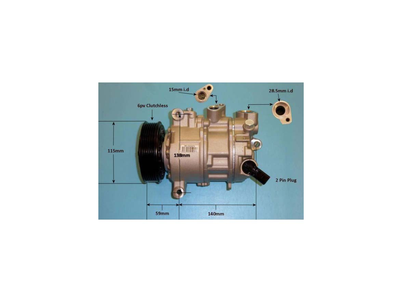 Compressor (AirCon Pump) Audi A7 2.0 FSi Petrol (Sep 2014 to May 2018)