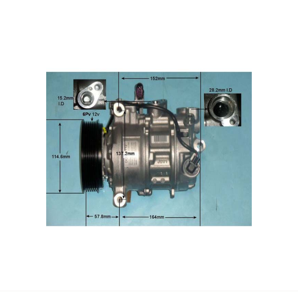 Compressor (AirCon Pump) Audi A7 3.0 TDi CZVE Diesel (Nov 2015 to May 2018)