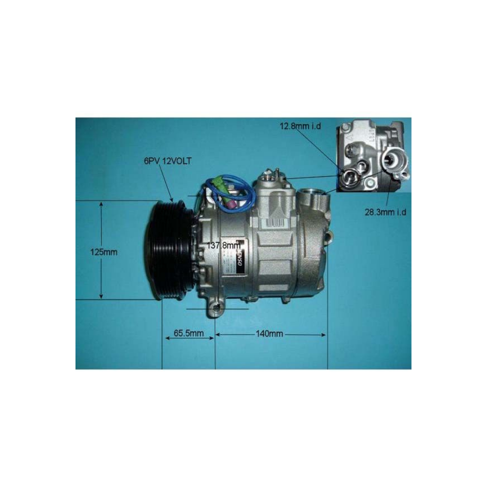 Compressor (AirCon Pump) Audi A8 4.2 V8 Petrol (Jun 2000-Sep 2002)