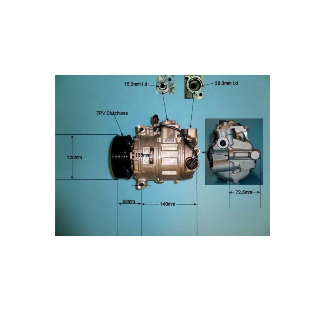 Compressor (AirCon Pump) Audi A8 4.2 V8 Petrol (Jun 2006-Jul 2010)