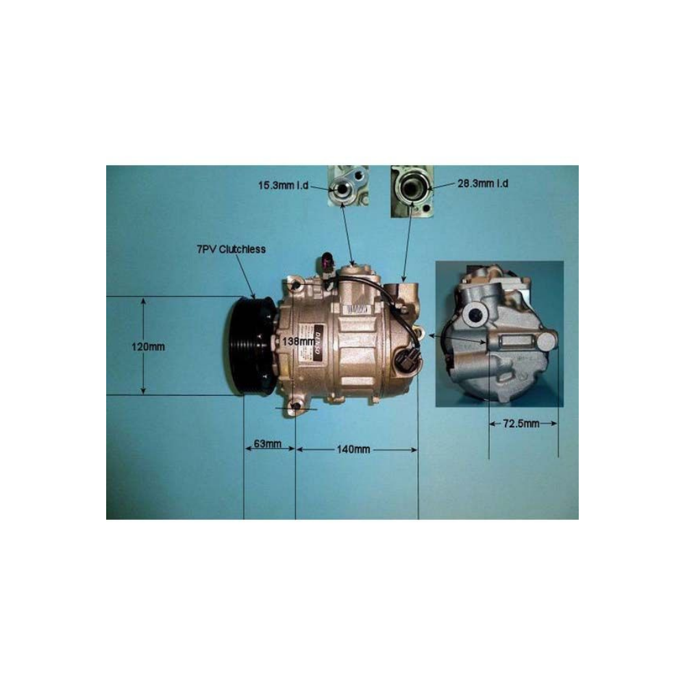 Compressor (AirCon Pump) Audi A8 4.2 V8 Petrol (May 2003-May 2006)