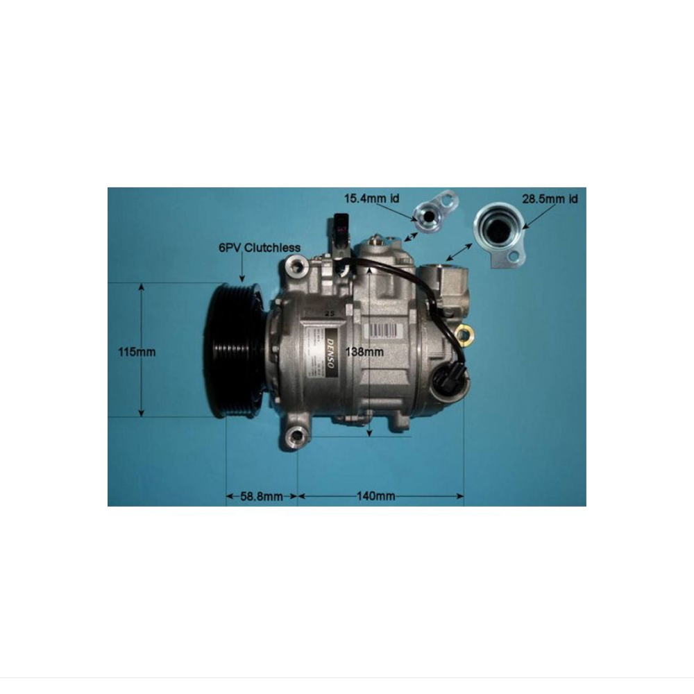 Compressor (AirCon Pump) Audi A8 6.3 W12 Petrol (Jan 2011 to Jan 2018)