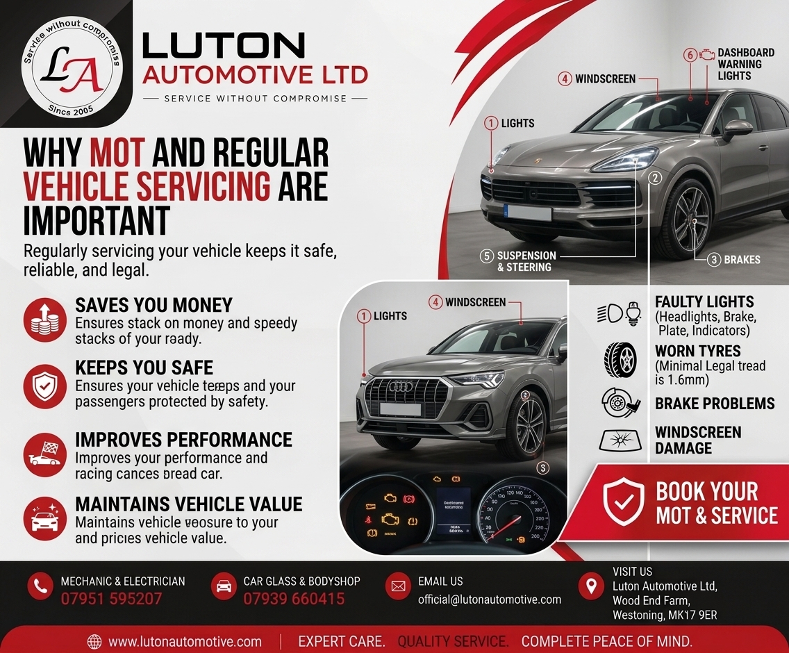 Why MOT and Regular Vehicle Servicing Are Important